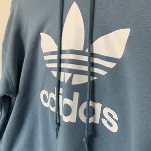 ADIDAS Slate Blue Women’s Crop Hoodie